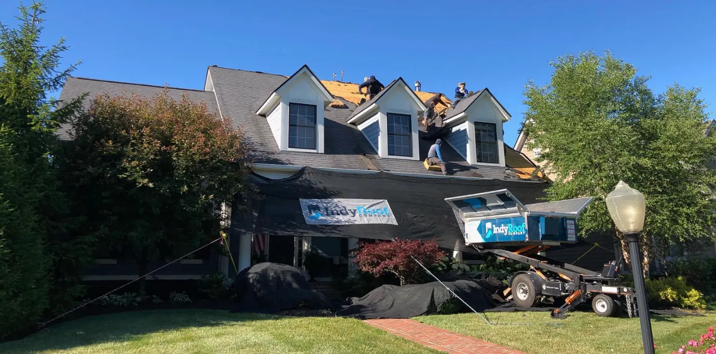 Flashing and seam work in Woodcreek Crossing
